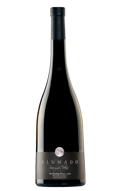Botella de vino alunado saouvignon blanc 2014