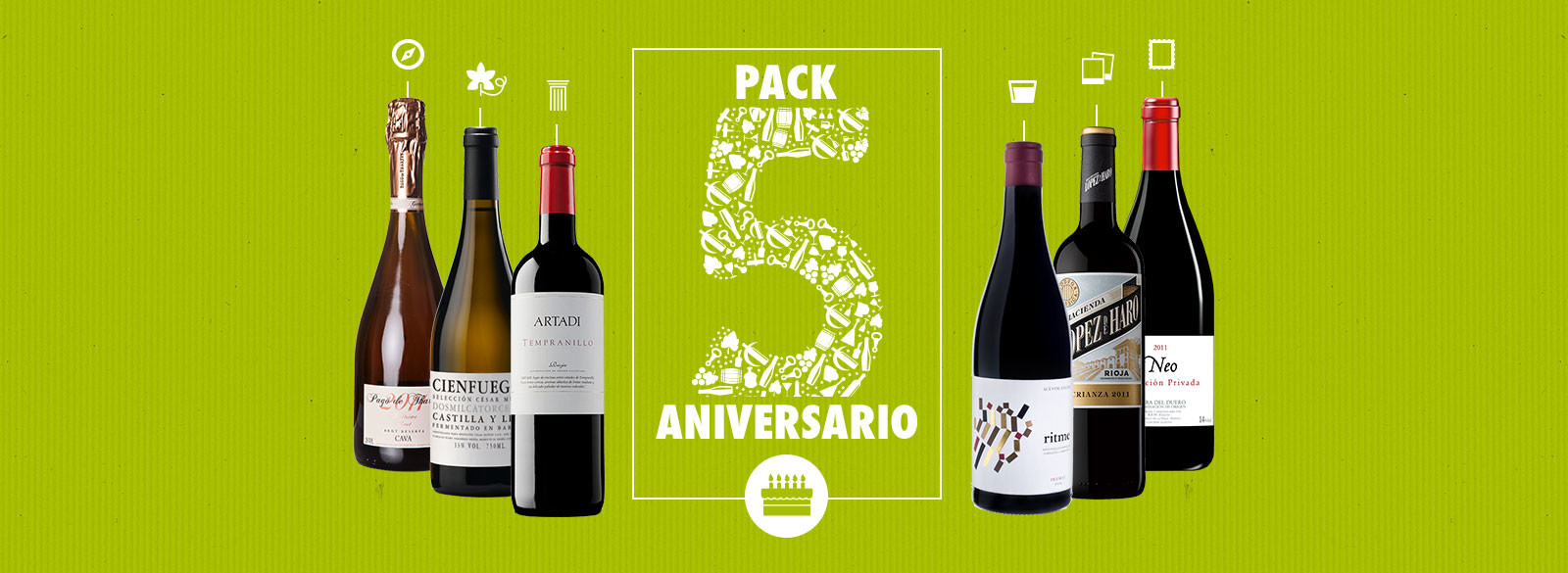 Los vinos del 5 aniversario