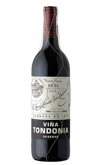 Botella Viña Tondonia Reserva 2004