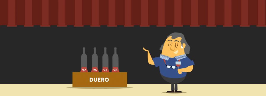 Luis Gutiérrez otorga puntos Parker a los mejores vinos del Duero