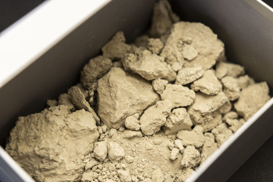 Muestra de terreno calizo