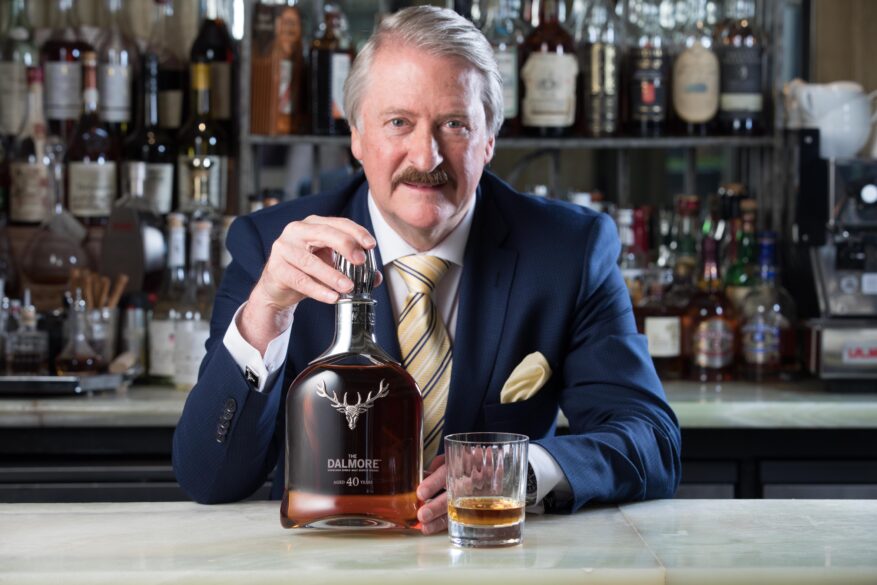 Richard Paterson con The Dalmore 40 Y.O.