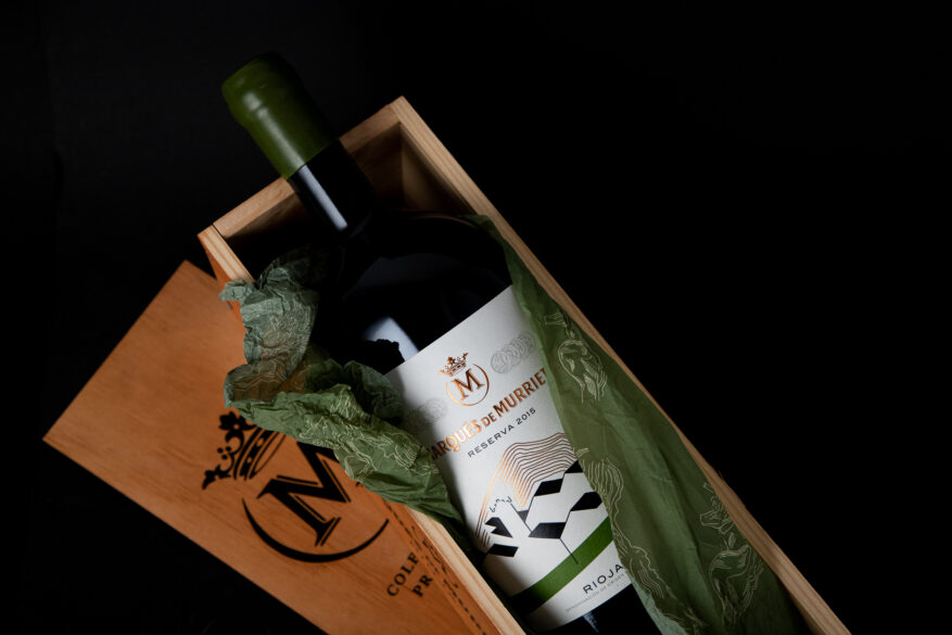 Ilustración para uno de los vinos de edición limitada de Marqués de Murrieta