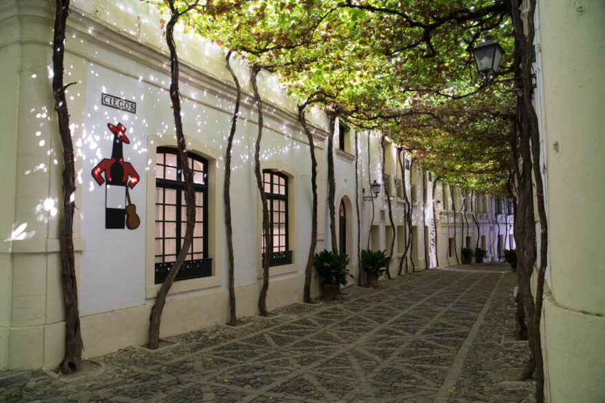 Calle Ciegos, dentro de las instalaciones de González Byas..