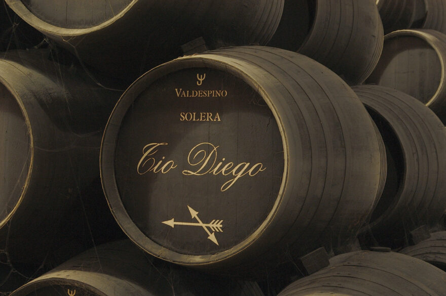 Bota de Valdespino para la elaboración de su amontillado Tío Diego.