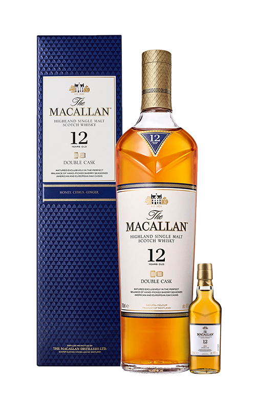 The Macallan Double Cask 12 con Miniatura 5 cl (x1) | Comprar por