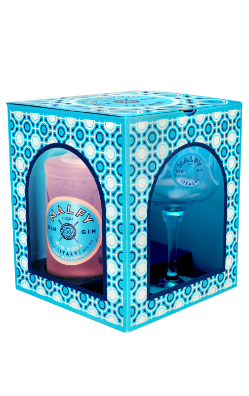 set malfy gin rosa con copa