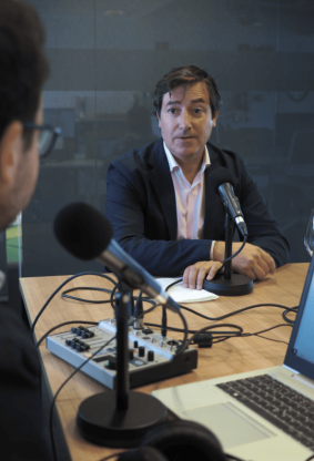 Gabriel Raya (Bodegas Barrero) en Sala de Cata