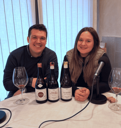Josu Amatria y Raquel Elizalde en Sala de Cata
