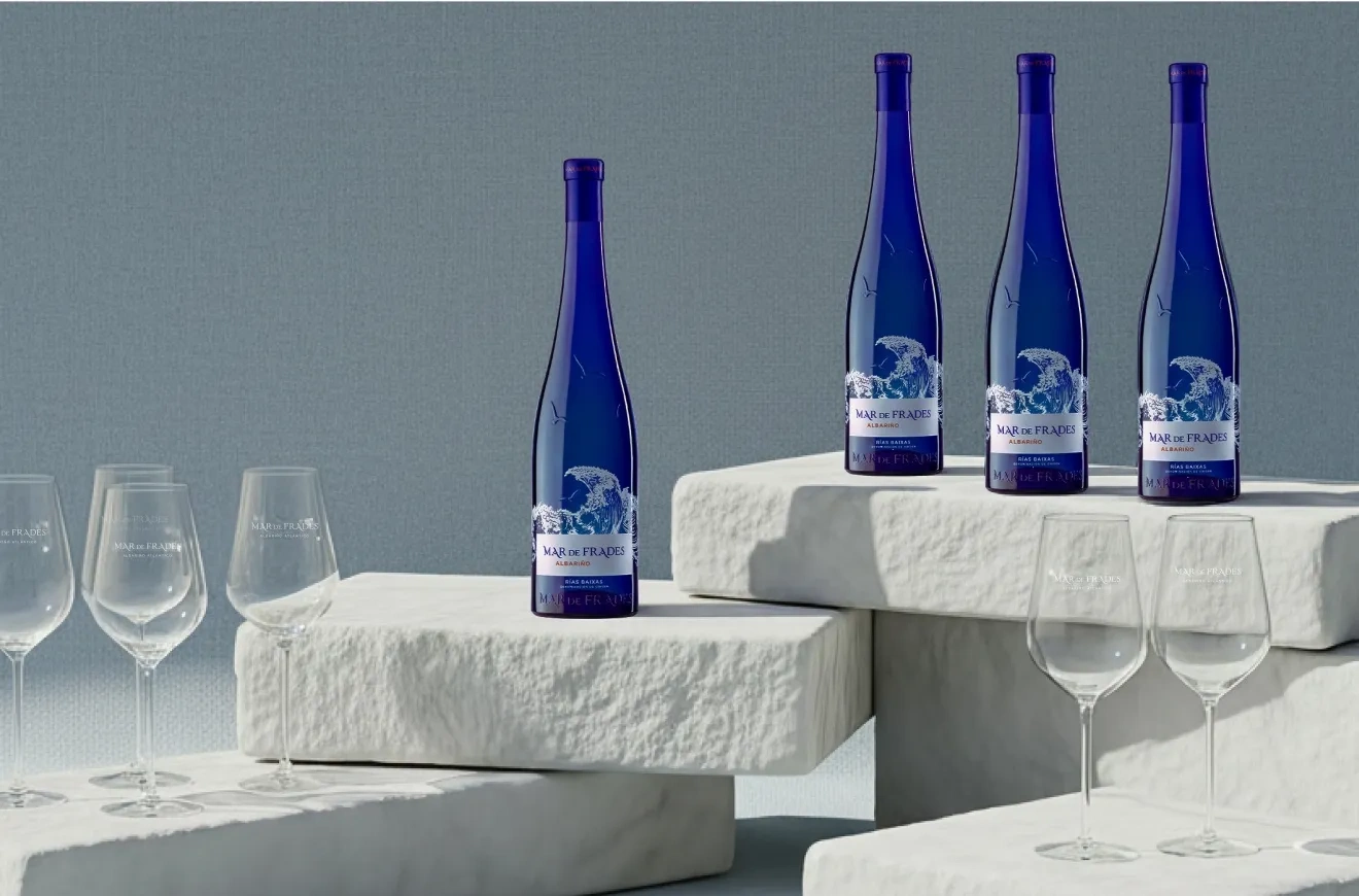 Mar de Frades Albariño con copas