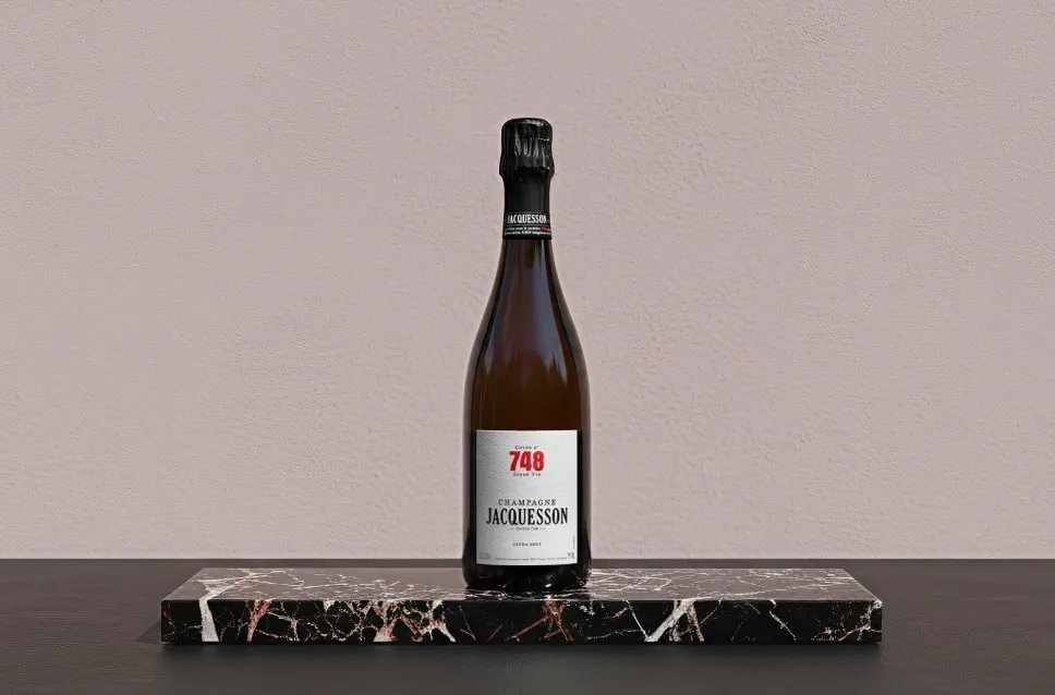 Botella de champagne Jacquesson 748