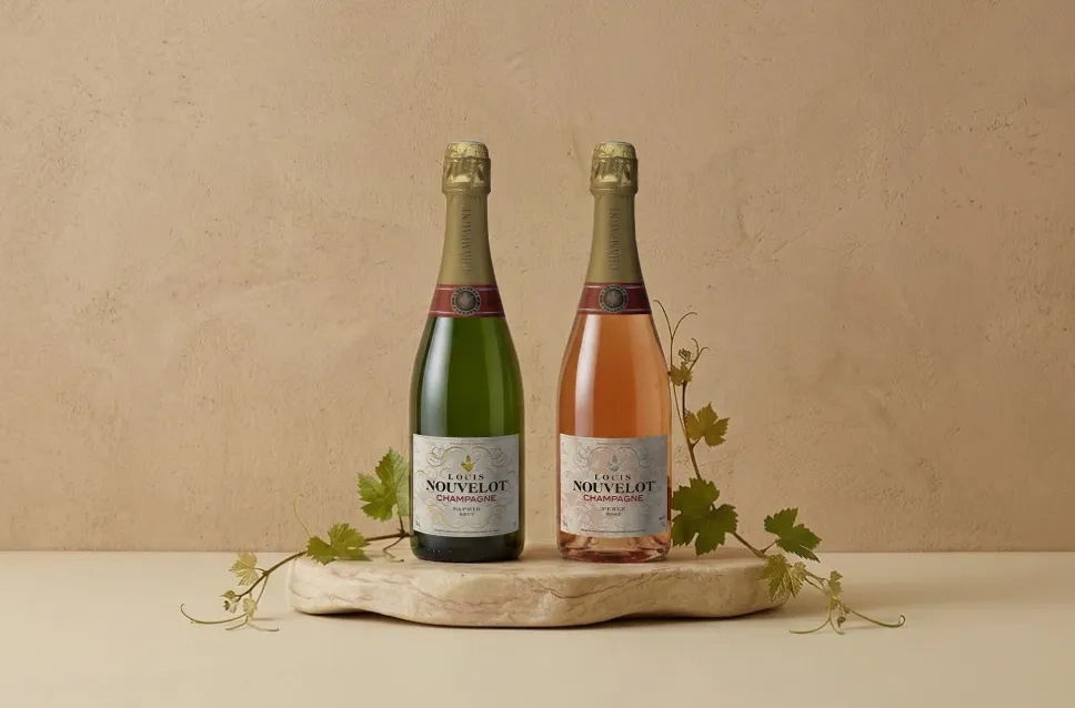 Botellas de champagne Louis Nouvelot
