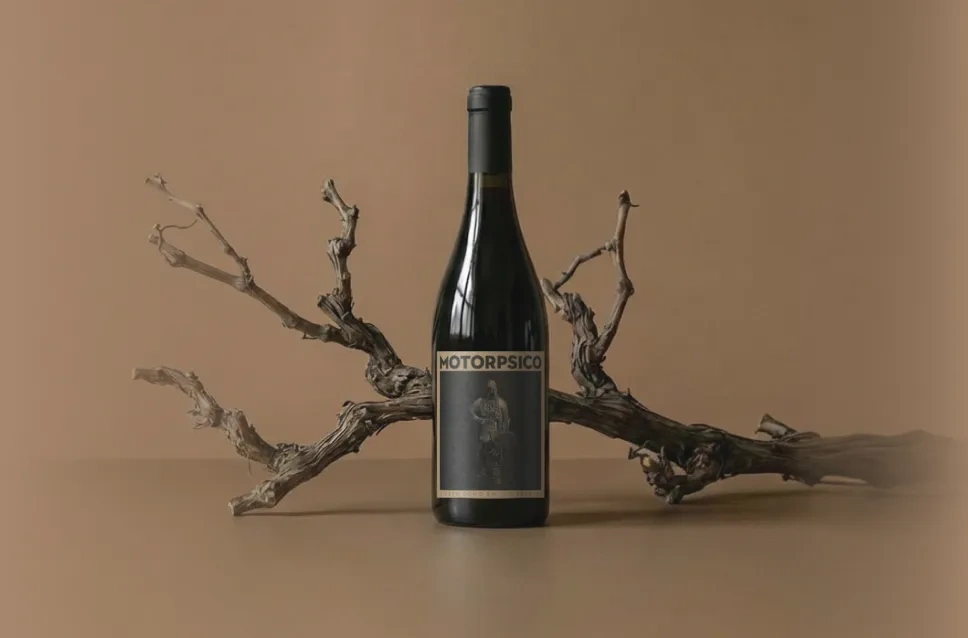 Botella de vino Motorpsico 2023
