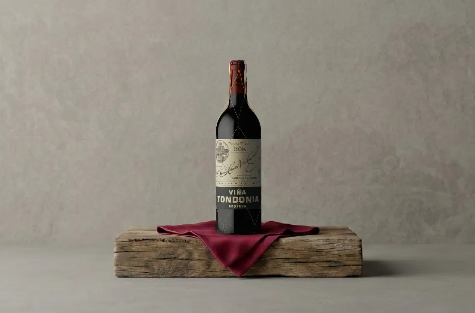 Botella de vino Viña Tondonia Reserva 2013