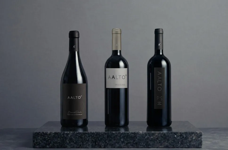 Botellas de vino de Aalto Bodegas y Viñedos