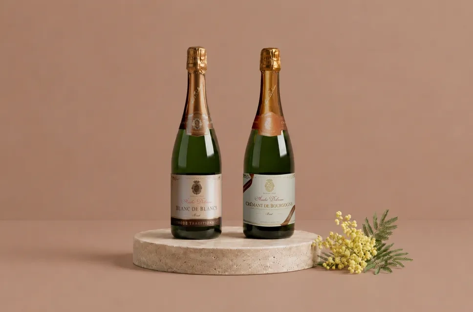 Botellas de vino André Delorme