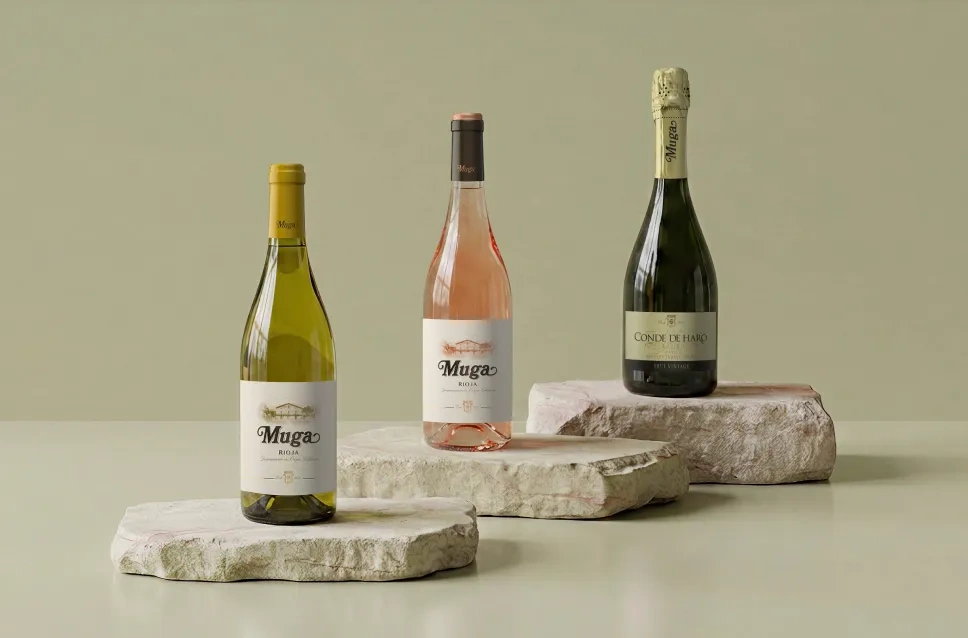 Botellas de vino de Bodegas Muga
