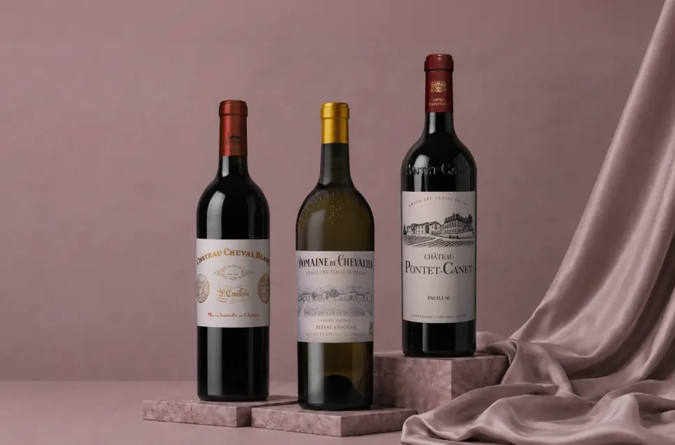 Botellas de vino Burdeos 2025 en Primeur