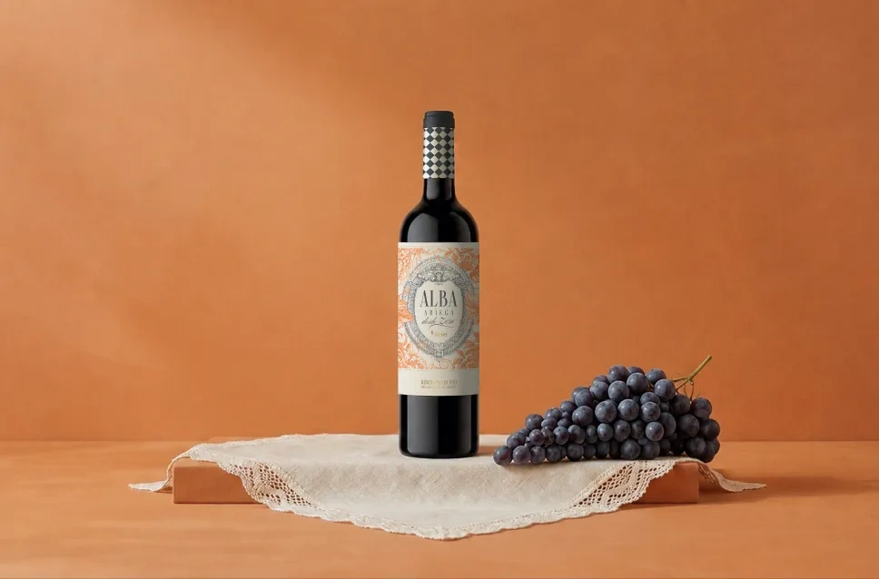 Botella de vino Alba Abiega Desde Zero 2024