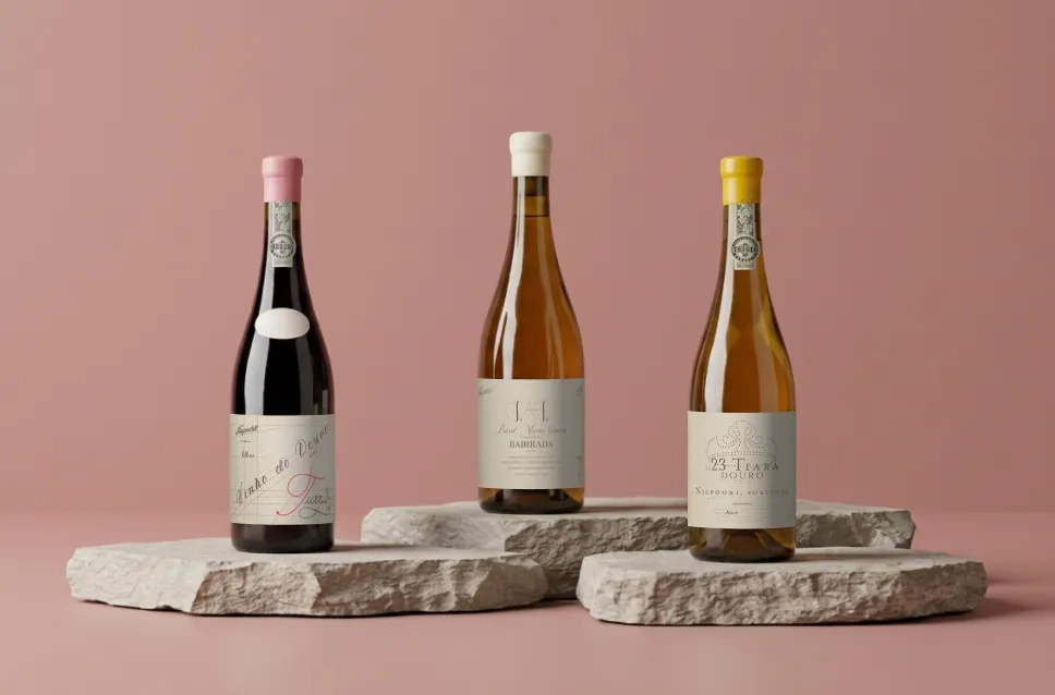 Botellas de vino de la bodega Niepoort