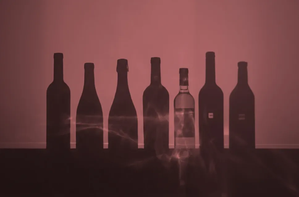Botellas de vino con descuento del 15%