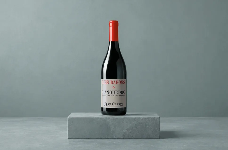 Botella de vino Les Darons by Jeff Carrel 2024