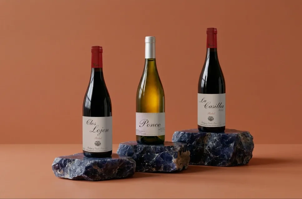 Botellas de vino de Bodegas y viñedos Ponce