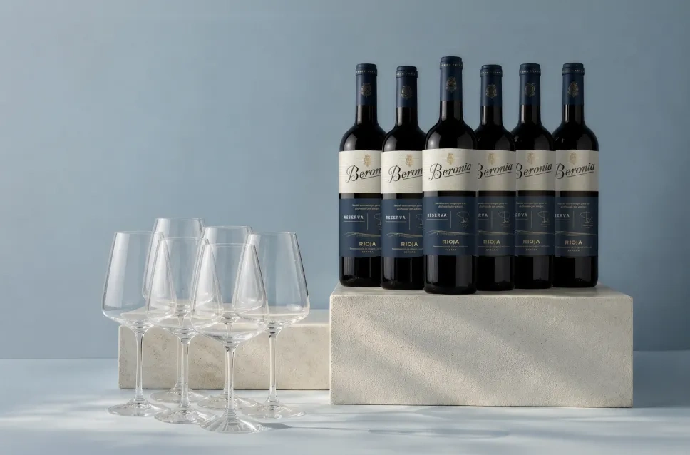 Botellas de Beronia