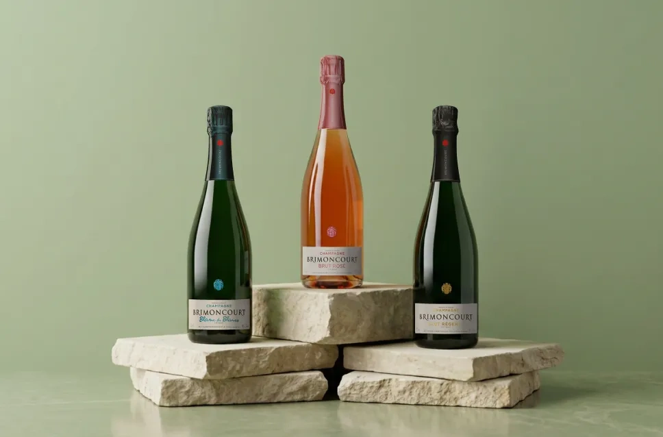 Botellas de Champagne Brimoncourt