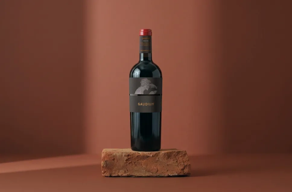 Botella de vino Gaudium 2021
