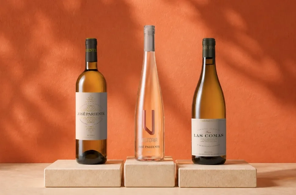Botellas de vino de la bodega Pariente Tradición Familiar