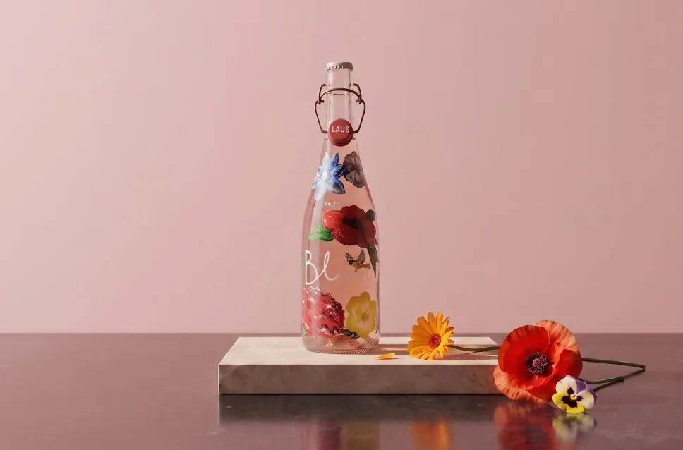 Botella de vino Blum by Laus Rosé