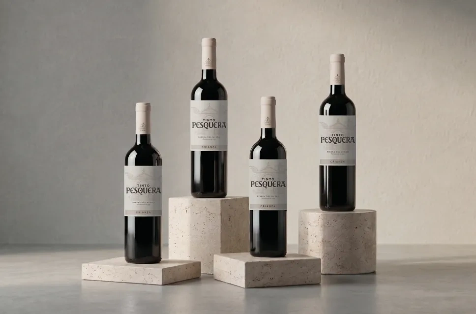 Pack de cuatro botellas de vino Tinto Pesquera Crianza 2022