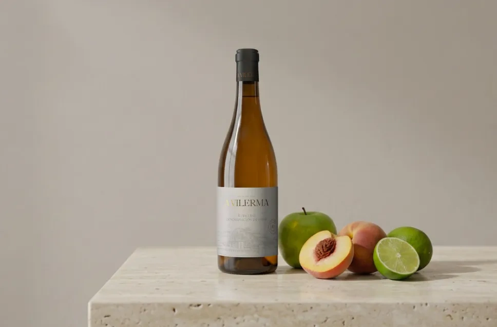Botella de vino A Vilerma 2024
