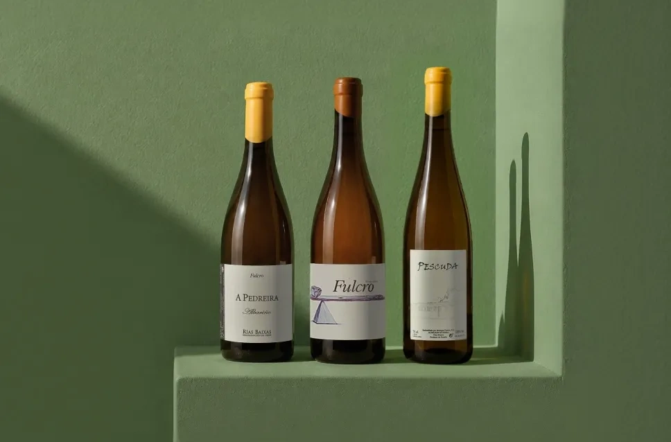 Botellas de vino de la bodega Fulcro
