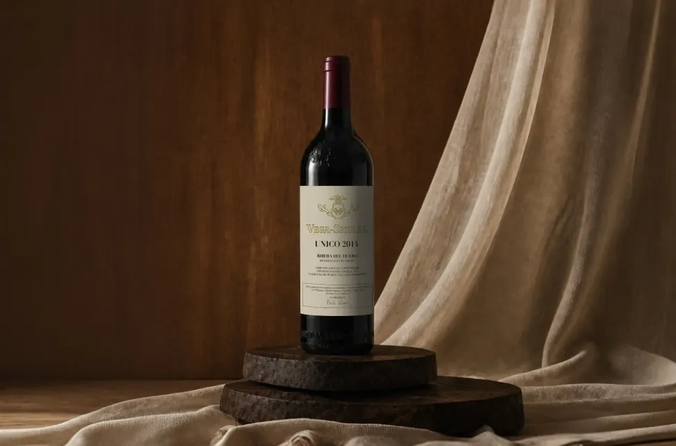 Botella de vino Vega Sicilia Unico 2015