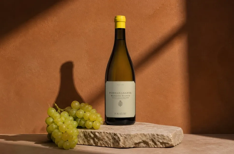 Botella de vino Fontanasanta Manzoni Bianco 2025