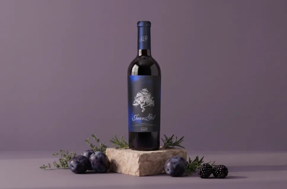 Botella de vino Juan Gil Etiqueta Azul 2024