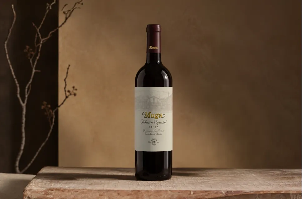Botella de vino Muga Selección Especial Reserva 2021