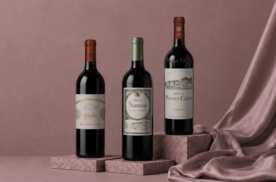 Botellas de vino en primeur 2025