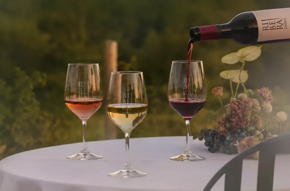 Copas de vino de Ribera del Duero