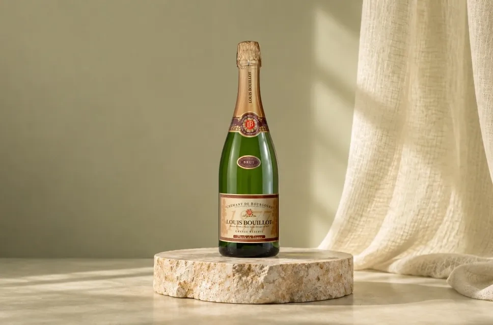 Botella de Champagne Louis Bouillot Perle de Vigne