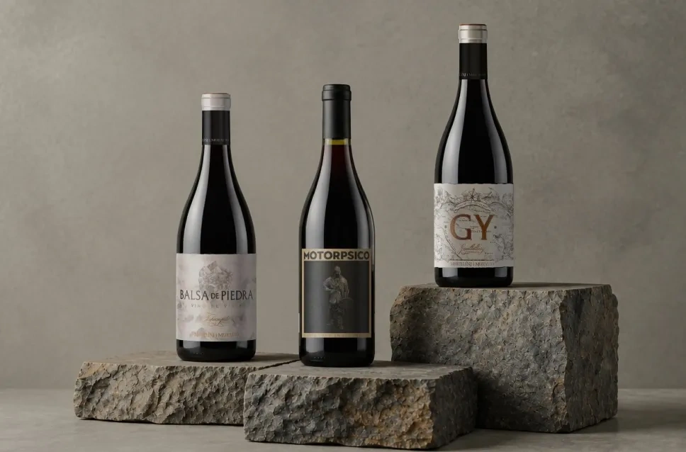 Botellas de vino de la bodega Michelini i Mufatto
