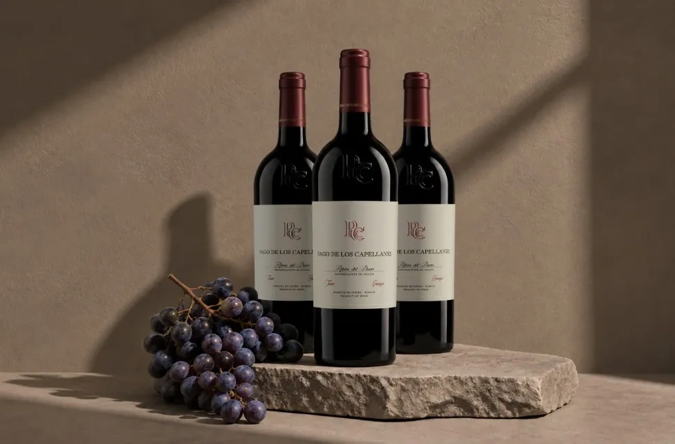 Pack de tres botellas de vino Pago de los Capellanes Crianza 2024