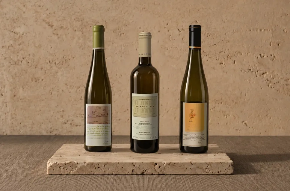 Botellas de vino de la bodega Compañía de Vinos Tricó