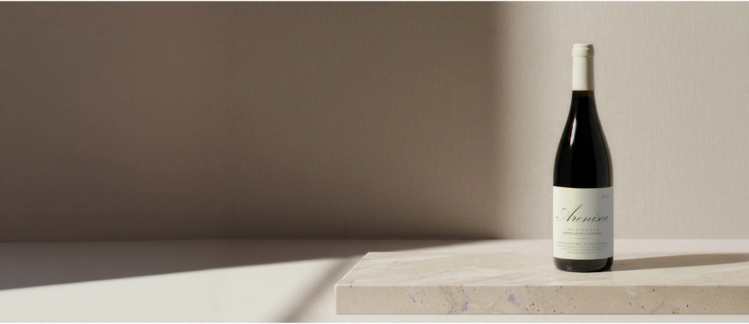 Botella del vino Arenisca 2023