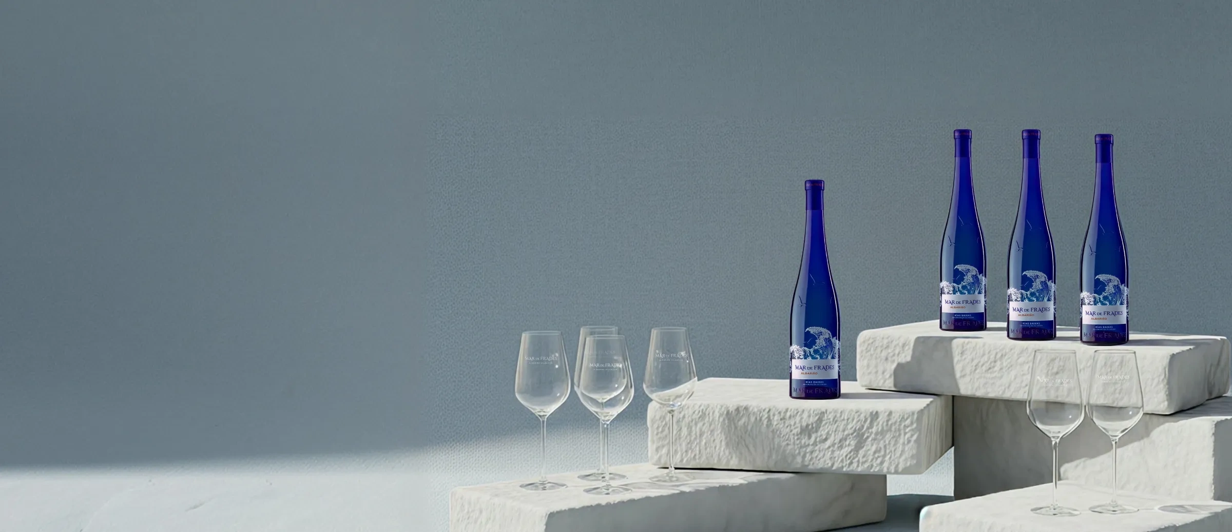 Mar de Frades Albariño con copas