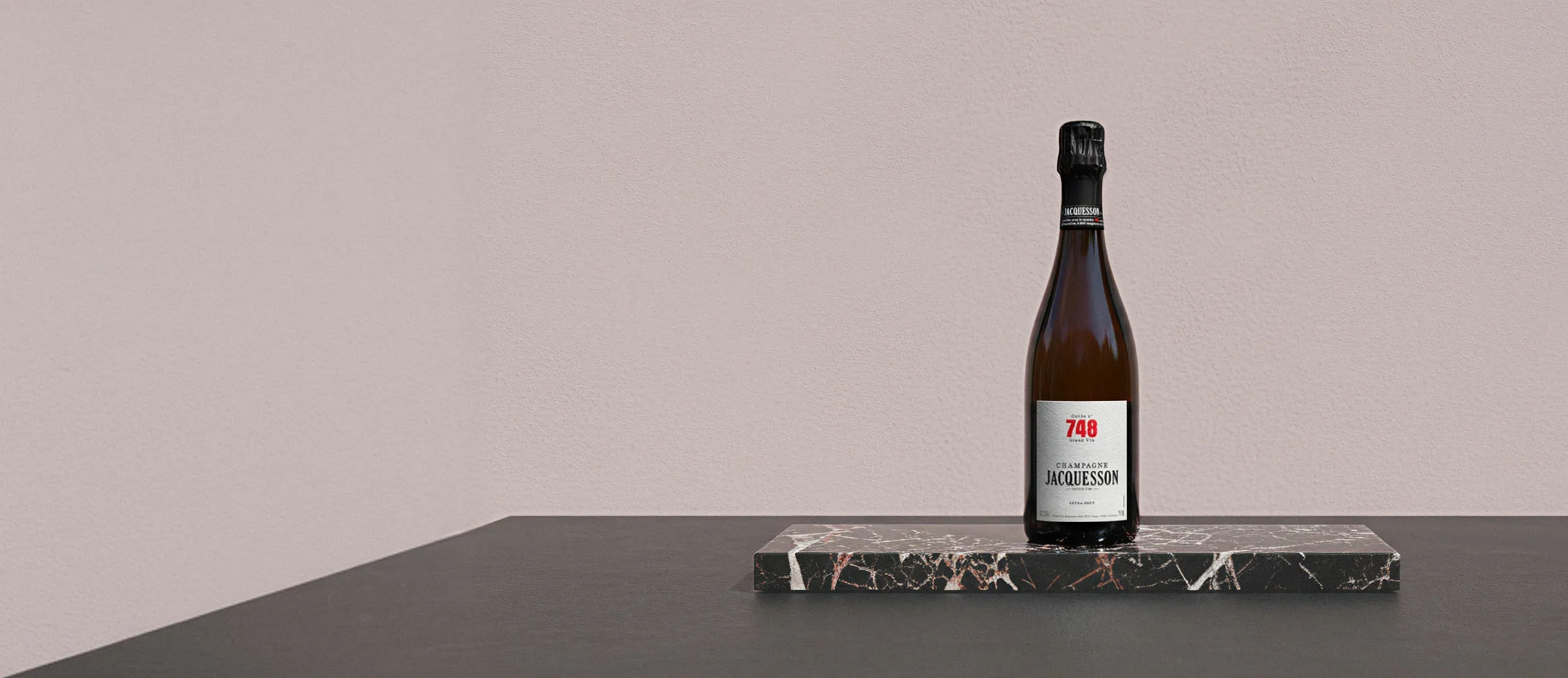 Botella de champagne Jacquesson 748