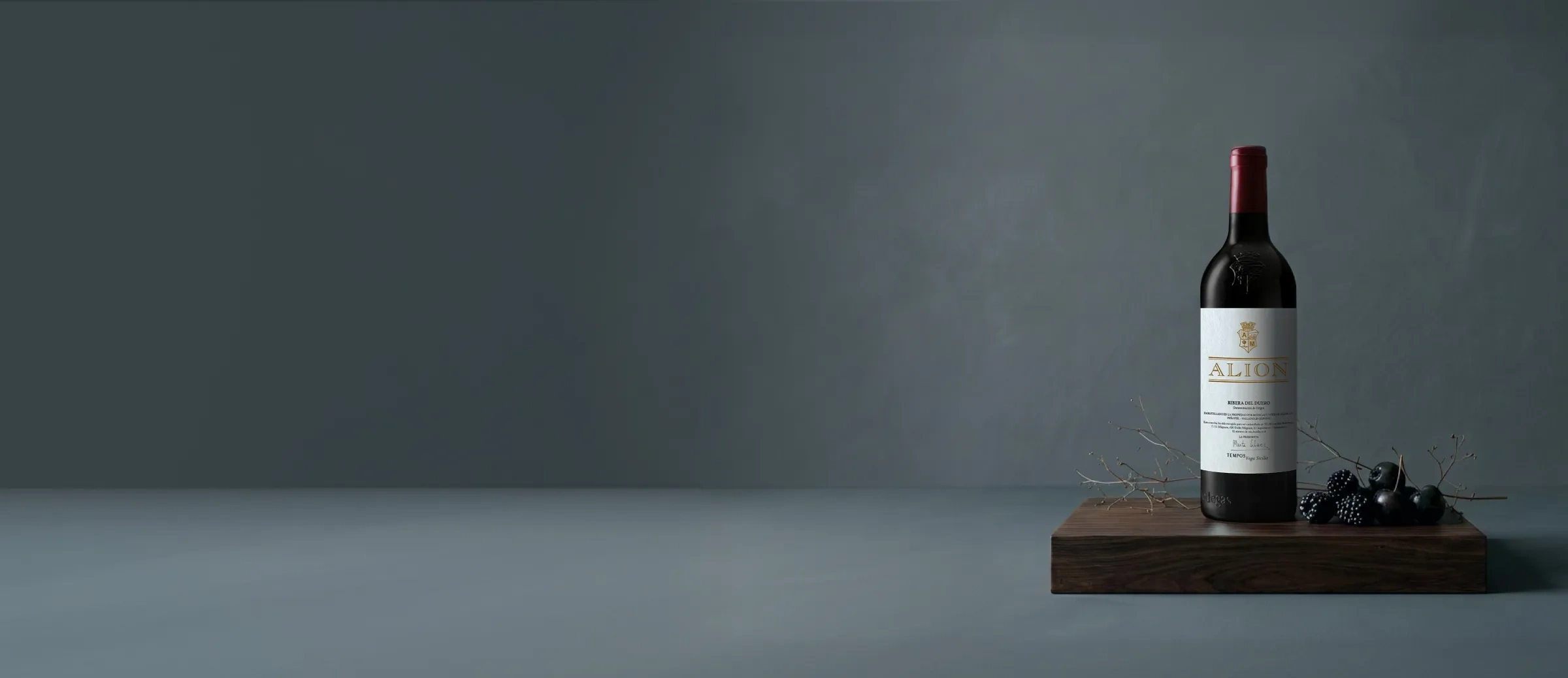 Botella de vino Alión 2022
