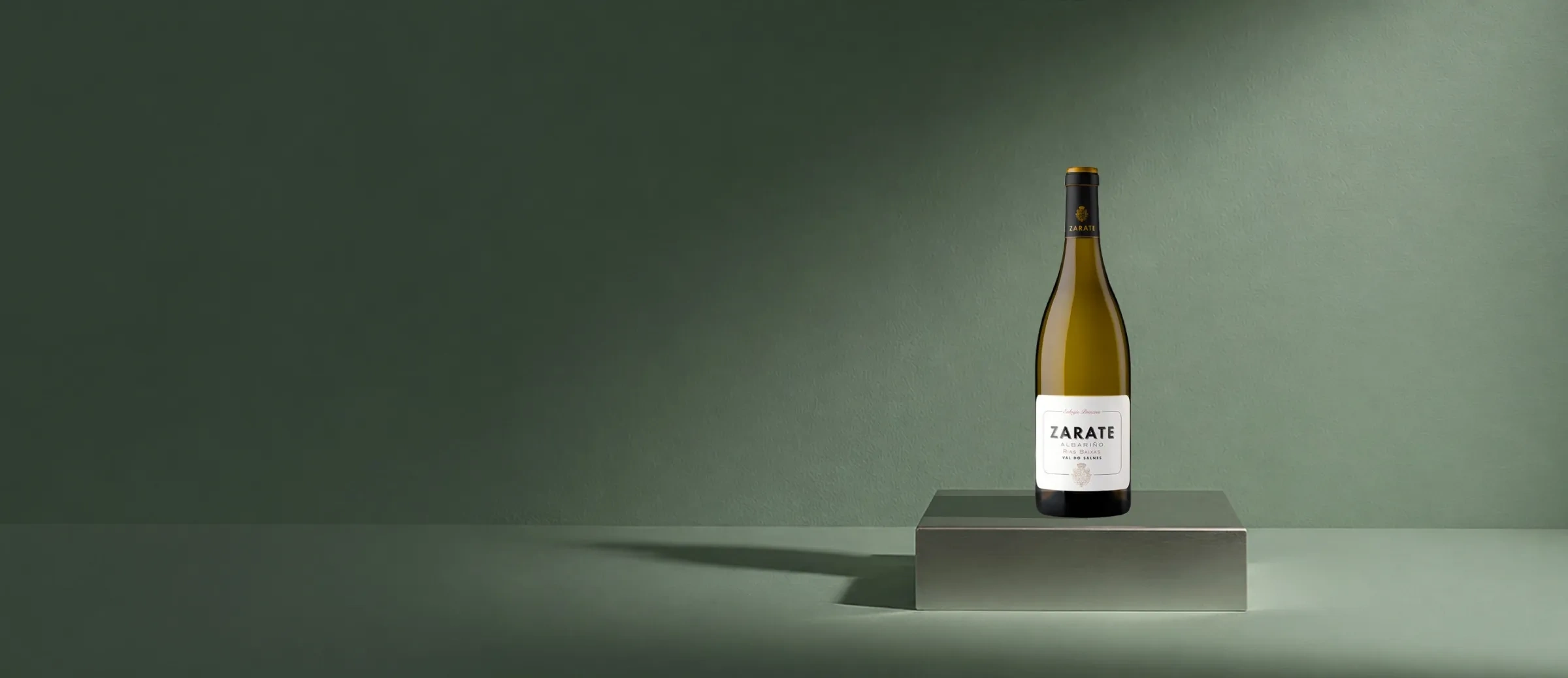 Botella de vino Zárate Albariño 2025